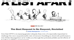 Desktop Screenshot of alistapart.com